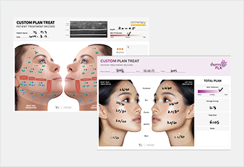 브이앤엠제이(V&MJ) 피부과 3D 커스텀차트 디자인 – 3D로 구현해 보다 이해하기 쉽도록 디자인 하고, 어떤 종류의 샷과 용량을 사용할 지 2차 디자인 계획을 세우는 과정
